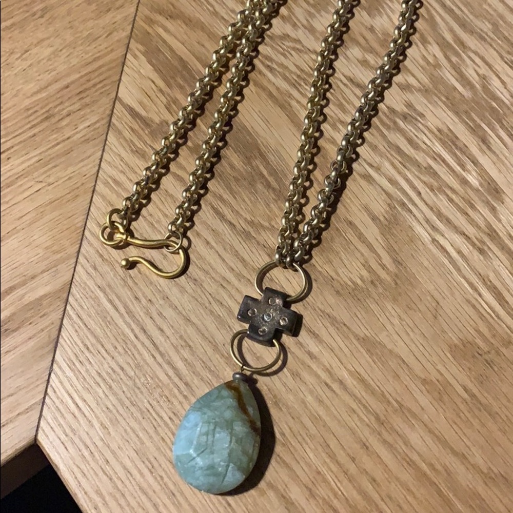 Grace George Jasper Stone Necklace